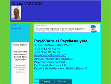 Tablet Screenshot of lucvagogne.com